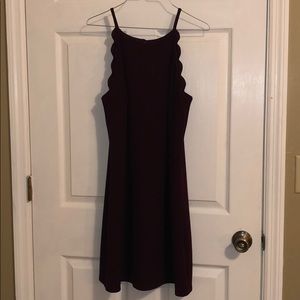 Plum colored dress